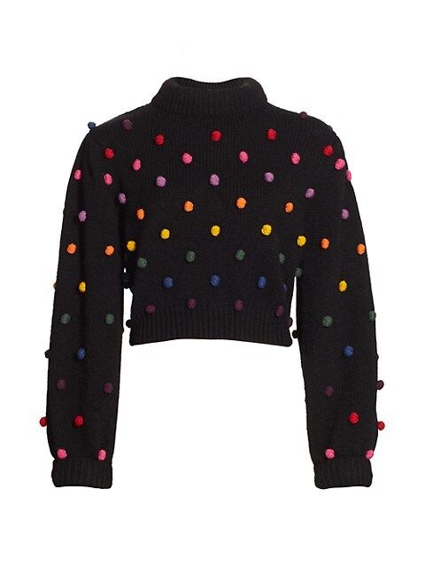 Rainbow Pom-Pom Sweater | Saks Fifth Avenue
