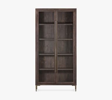 Braden 42.5" x 84" Reclaimed Wood Display Cabinet | Pottery Barn (US)