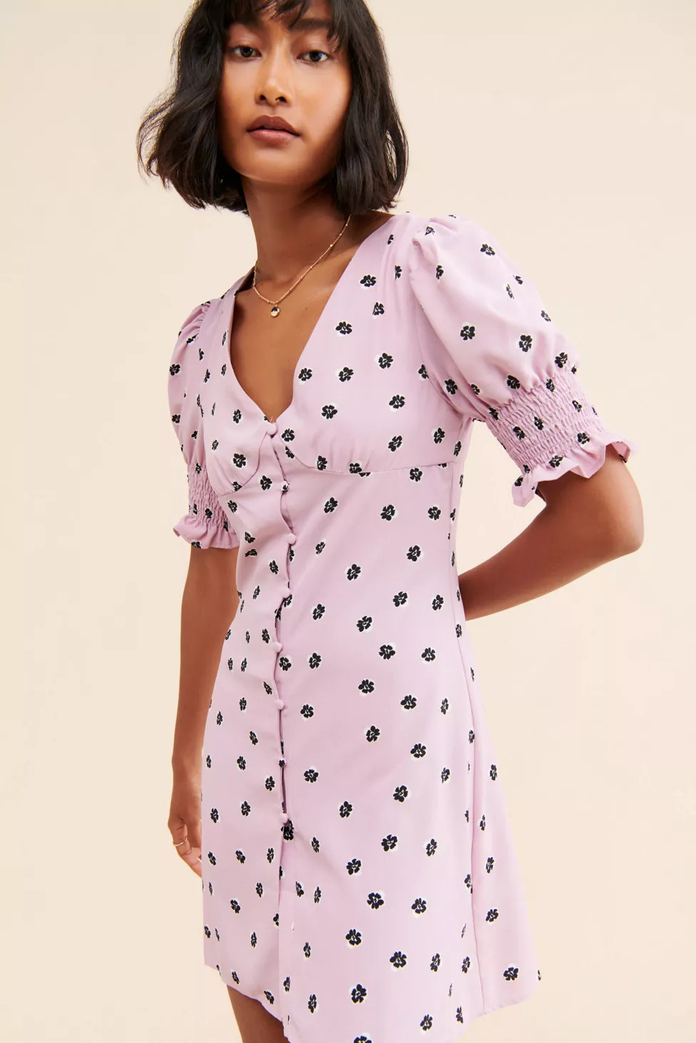 Glamorous Ditsy Mini Dress | Urban Outfitters (US and RoW)