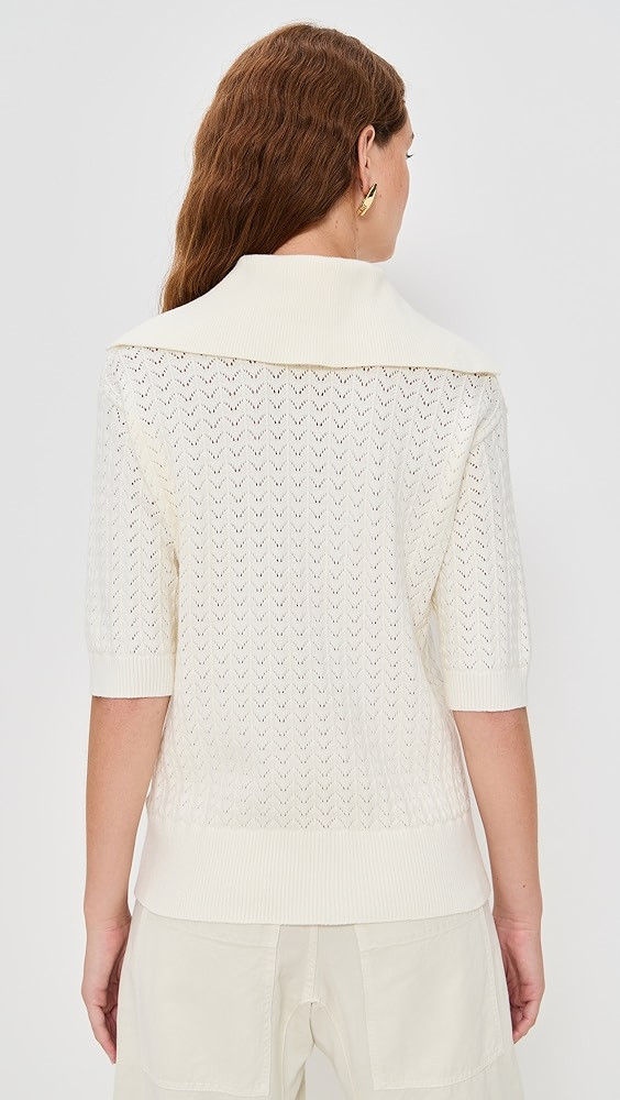 Arney Half Zip Knit Polo | Shopbop