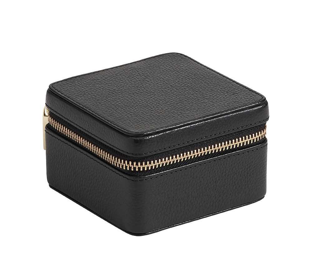 Quinn Leather Jewelry Storage Collection - Foil Debossed | Pottery Barn (US)