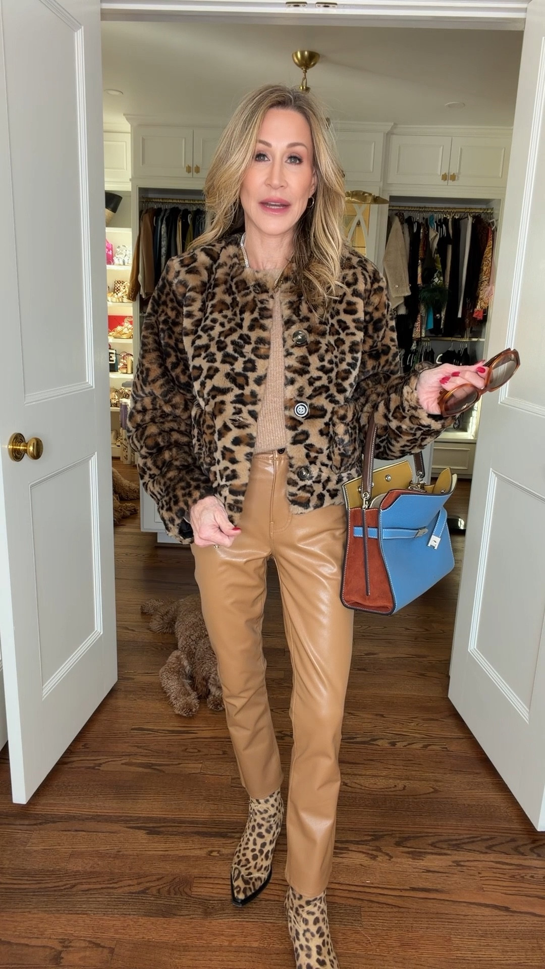 Loving this leopard faux fur from Ann Taylor (under $100).  So cute paired with tan faux leather pants, a camel cashmere sweater, leopard cowboy boots and a Tory Burch bag!


#LTKOver40 #LTKFindsUnder100 #LTKootd