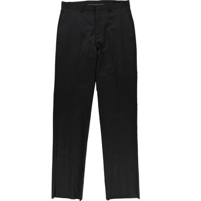 Andrew Marc Mens Slim Fit Dress Pants Slacks, black, 31W x UnfinishedL | Target