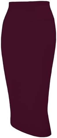Tapata Women's Office Work Pencil Skirt Stretch High Waist Below Knee Bodycon for Business Casual | Amazon (US)