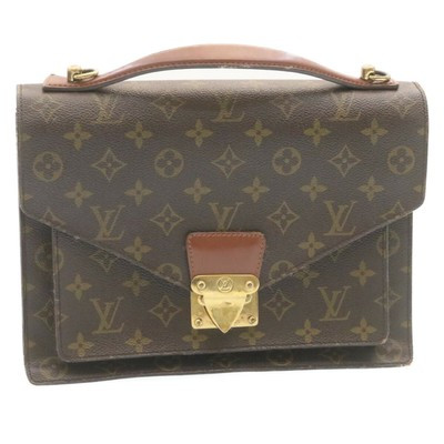 LOUIS VUITTON Monogram Monceau 2Way Hand Bag M51185 LV Auth jk753 | eBay US