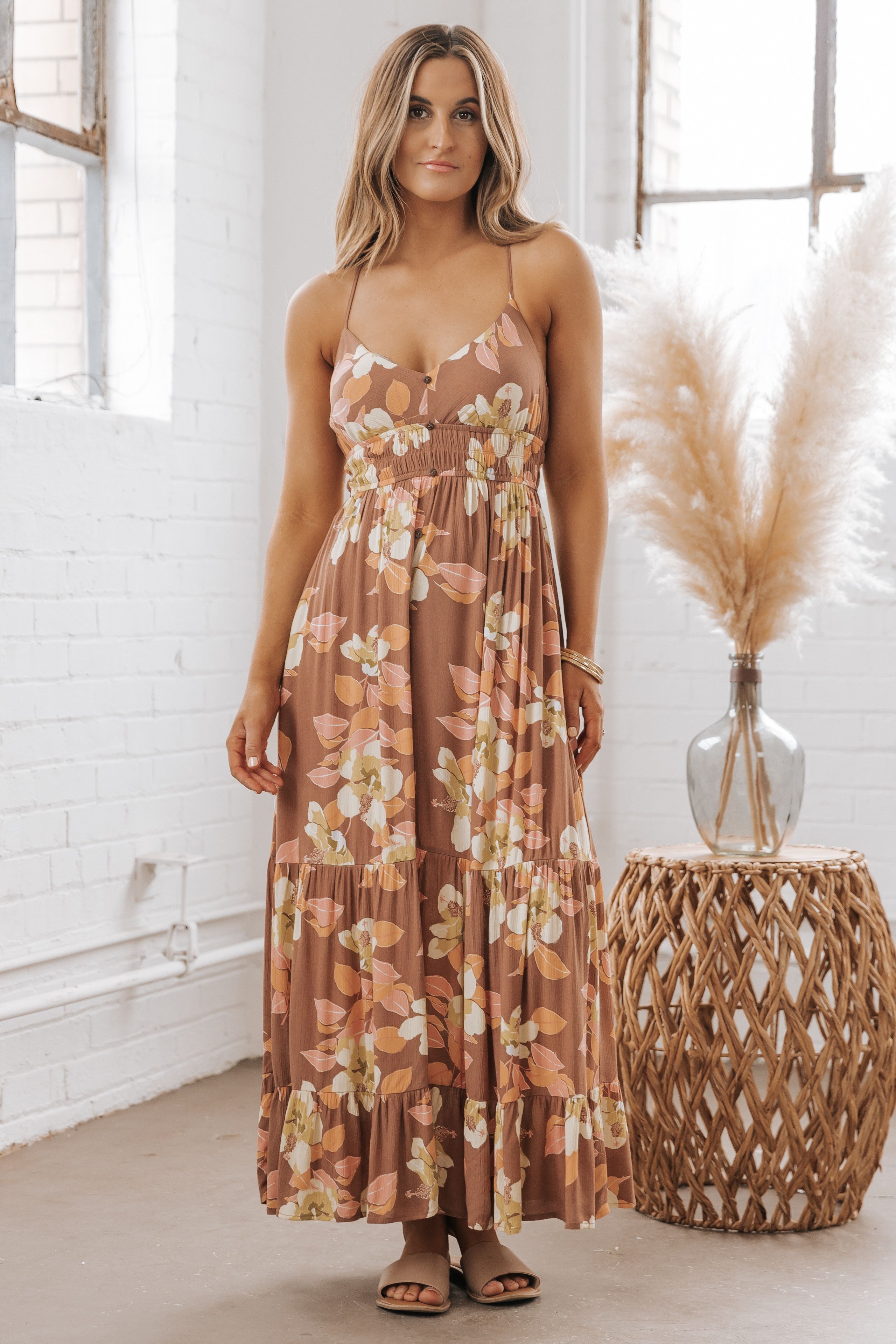 Pretty In Floral Tiered Maxi Dress | Magnolia Boutique