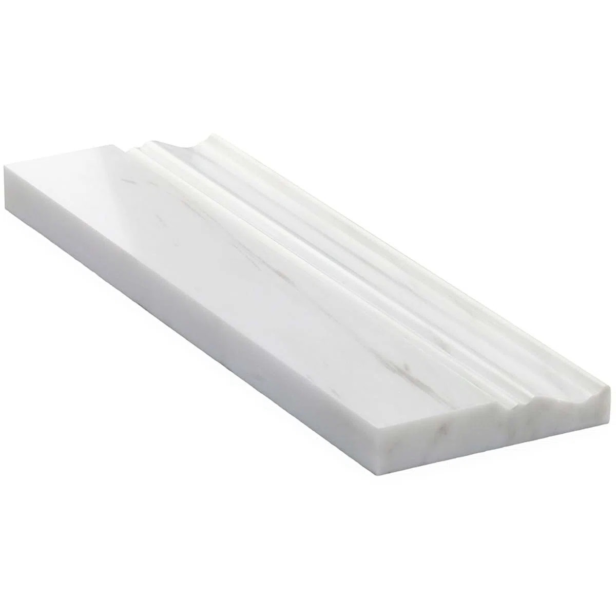 Bianco Dolomite Premium 4X12 Polished Marble Base Molding | Perigold