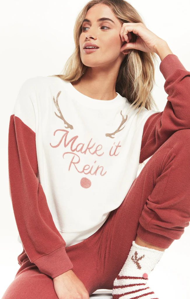 Elle Make It Rein Sweatshirt | Z Supply