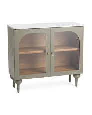 36in Marble Top Arch 2 Door Cabinet | Marshalls