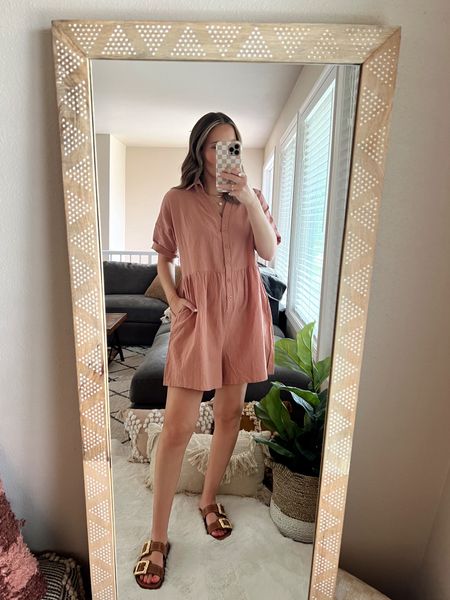 Teacher outfit idea🍎 wearing a medium romper (sized up one). This is perfect for those last days of school when you are doing all the fun things and spending time outside! 

Teacher style | classroom outfit | classroom style | teacher style | outfit insp | summer style |  


#LTKStyleTip