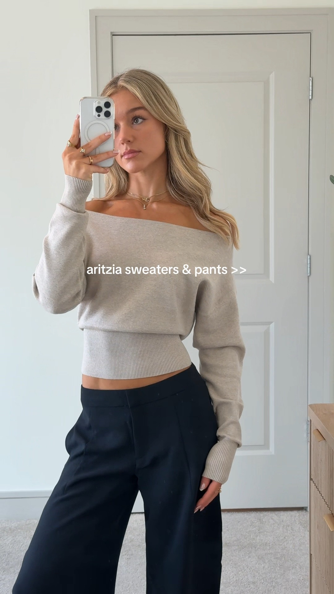 @Aritzia sweaters & trousers >>