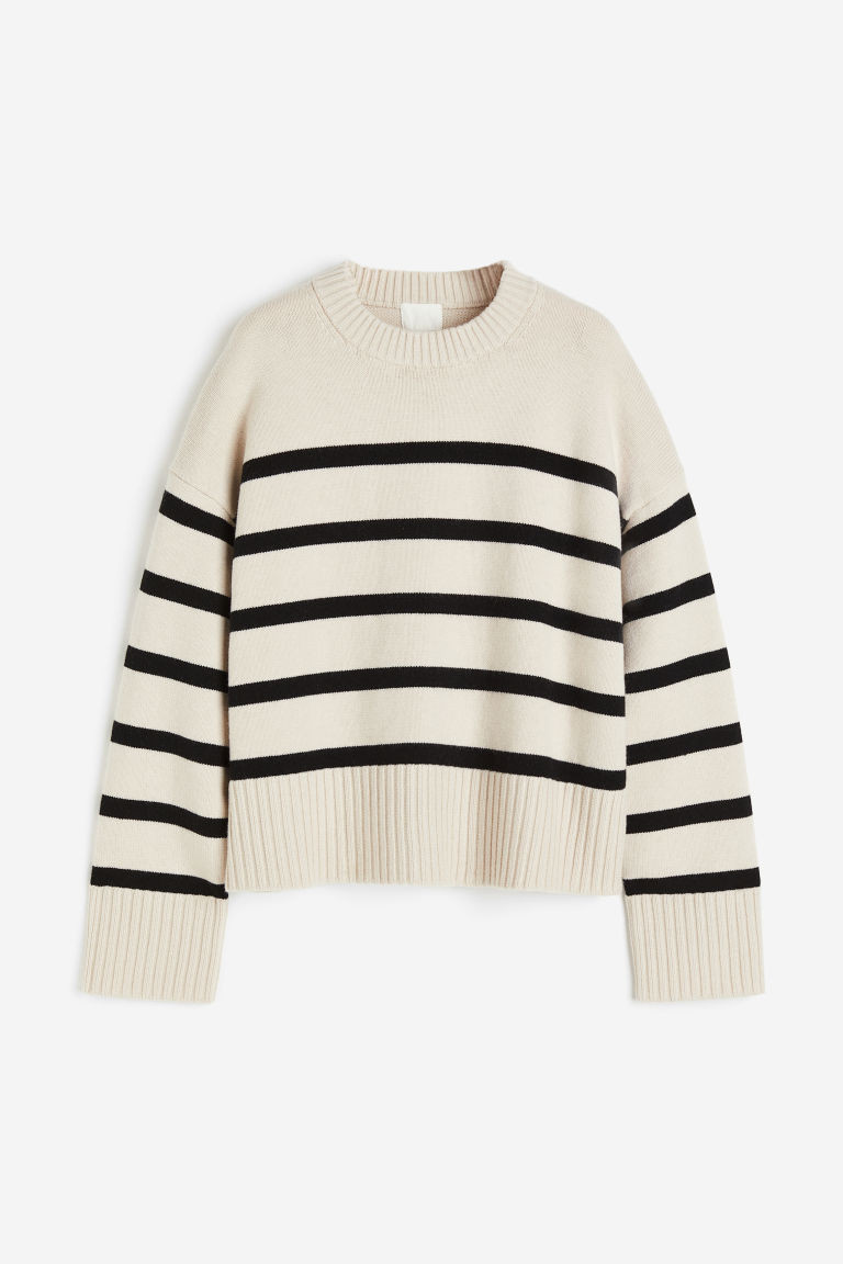 H & M - Pullover in Loose Fit - Beige - Damen | H&M (DE, AT, CH, NL, FI)