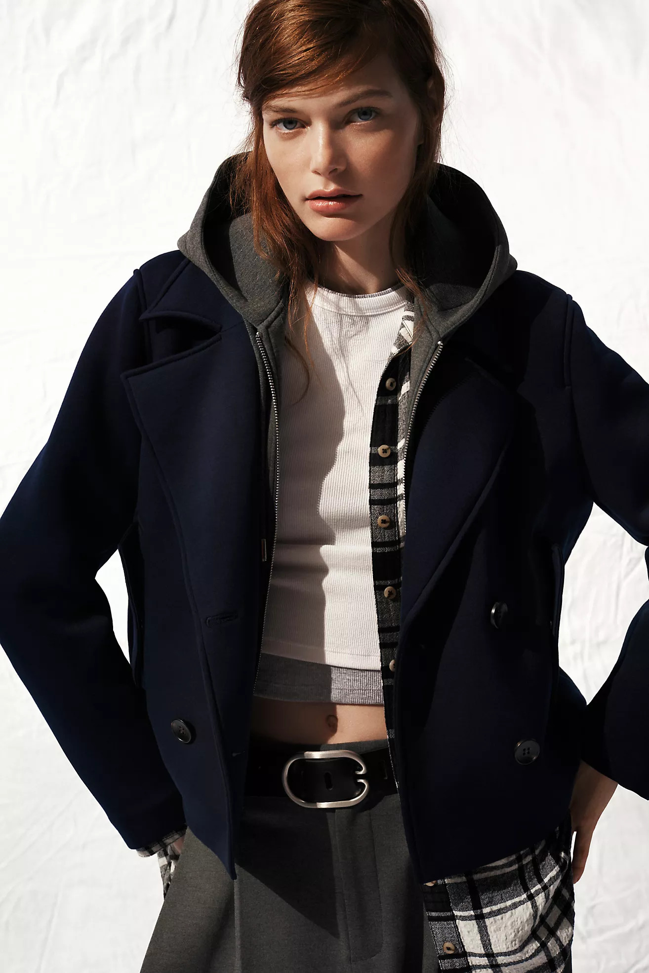 Maeve Twofer Hooded Peacoat | Anthropologie (US)