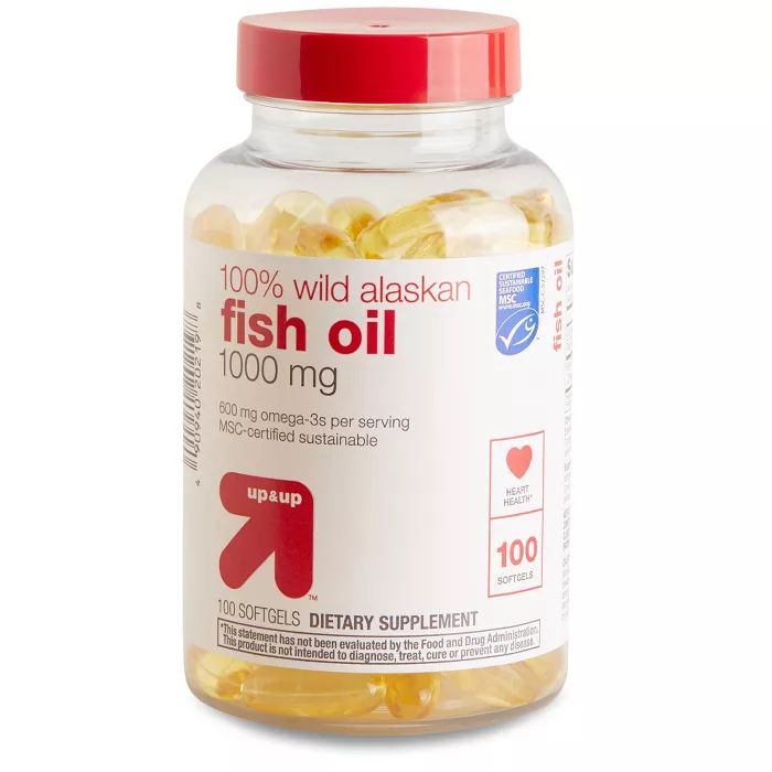 100% Wild Alaskan Fish Oil Dietary Supplement Softgels - 100ct - Up&Up™ | Target