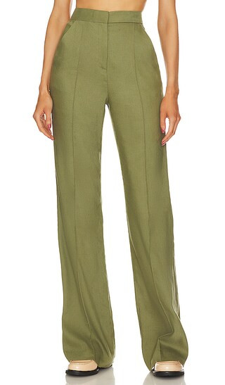 Noda Pant in Bright Army | Revolve Clothing (Global)