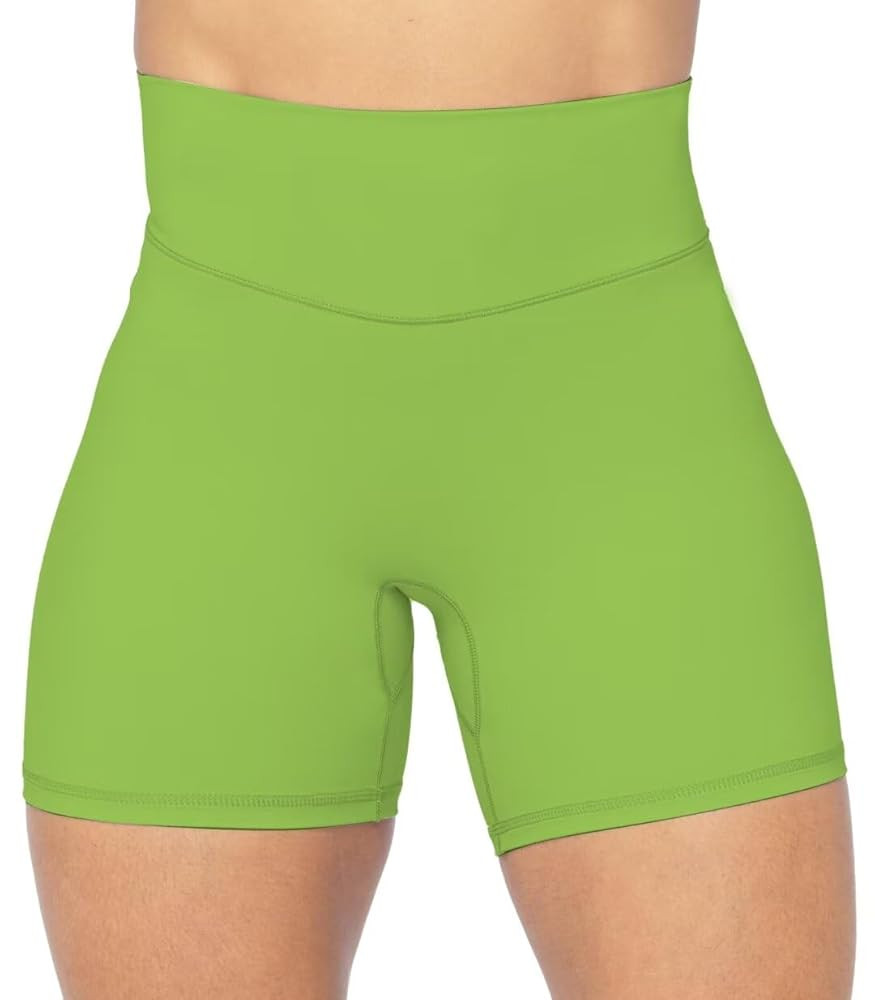 Sunzel No Front Seam High Waist Biker Shorts for Women, Squat Proof Yoga Workout Gym Bike Shorts | Amazon (US)