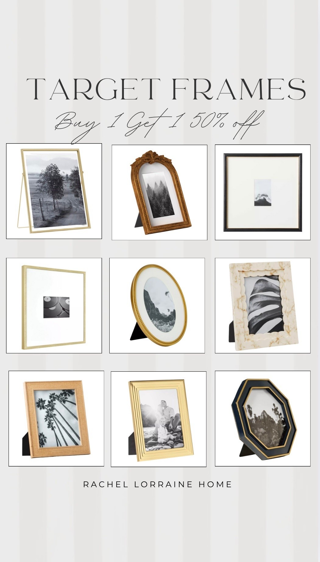 Right now select photo frames at @Target  are buy one get one 50% off!

#LTKSaleAlert #LTKHome