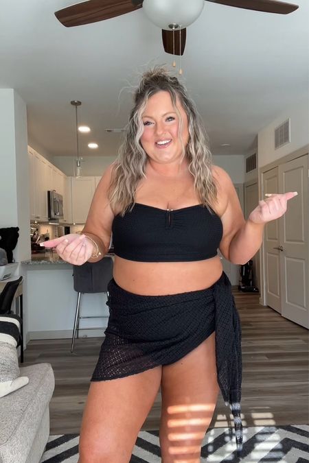 I love this one! The top has a strap that you can take off to not get pesky tan lines and it has a rubber grip to stay in place! Size XXL

#LTKstyletip #LTKplussize #LTKswim