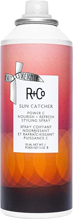 R+Co SUN CATCHER Power C Nourish + Refresh Styling Spray | Vitamin C Leave-In Mist with 450\u00b0... | Amazon (US)