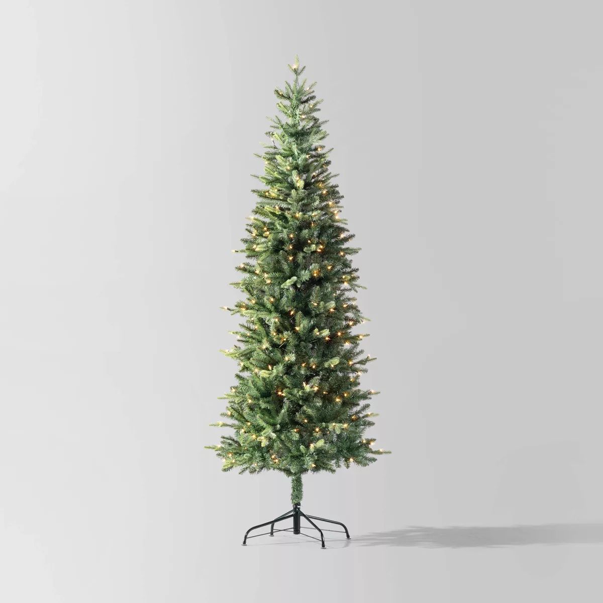 7' Pre-Lit Slim Balsam Fir Artificial Christmas Tree Clear Lights - Wondershop™ | Target