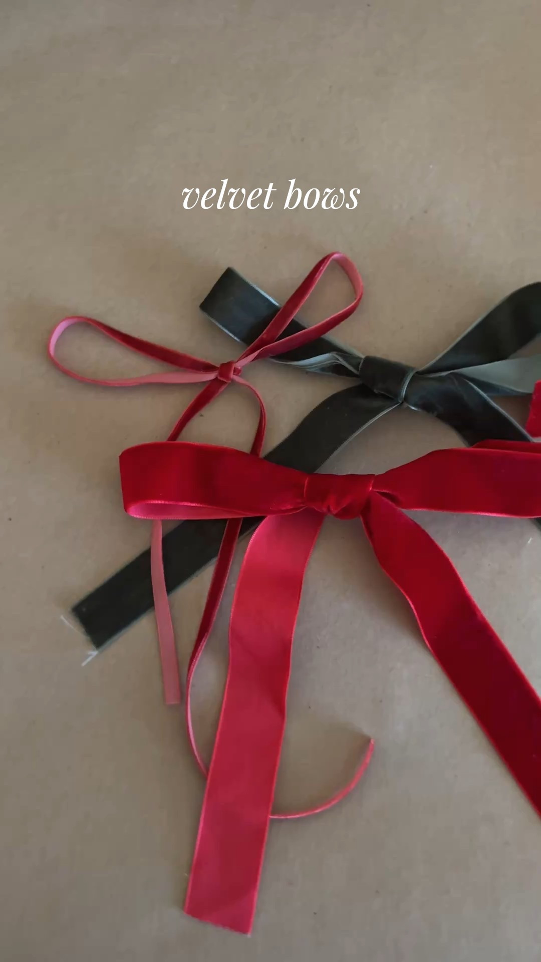 Pre made bows  + velvet ribbon to make them yourself 

#LTKSaleAlert #LTKGiftGuide #LTKHoliday