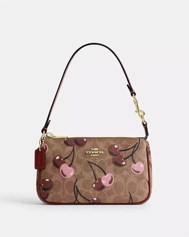 Nolita 19 In Signature Canvas With Cherry Print | Coach Outlet US