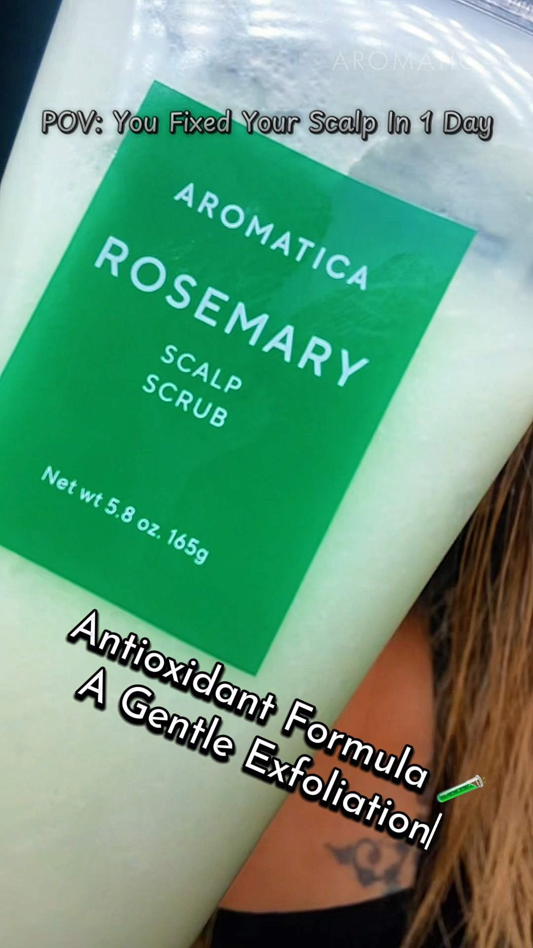 🌿This @aromatica.global  Rosemary
Scalp Reset Scrub Is The Ultimate Deep Scalp
Detox & Exfoliation Treatment! ✨
It Effectively Cleanses 
Build-Up, Dead Skin Cells, 
Dandruff, Oily Residue, 
Use It To Clear ANY Darkness in Your Body
 Using Mineral-Rich Andes Lake Salt! 🧂 
For A Deep Exfoliation! 😱🌿
It Is The BEST SOLUTION For Scalp Acne, Psoriasis, And Advanced Scalp Strength! 💪🏼
Plus, That Refreshing Rosemary Scent 
Is So Therapeutic! 🌿🌬️
This Is Pure Scalp Spa Care At Home! 💯
@aromatica.life 
 
 
#aromatica #aromaticarosemary #haircareroutine #hairtok #dianatheeboss 

#LTKselfcare #LTKSaleAlert #LTKmorningroutine
