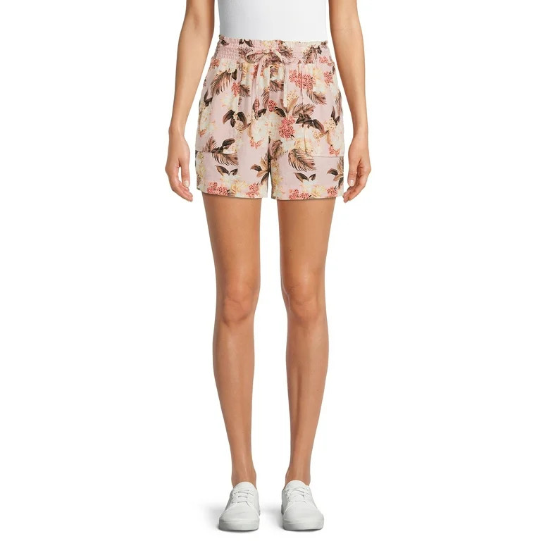 Time and Tru Women's Linen Shorts | Walmart (US)