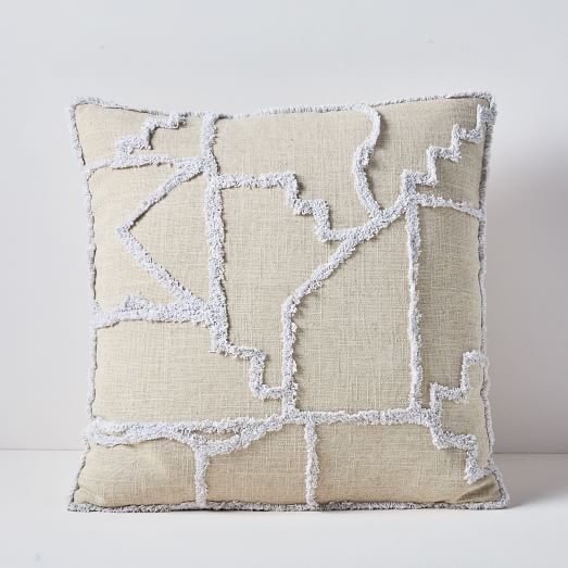 Candlewick Abstract Labyrinth Pillow Cover | West Elm (US)