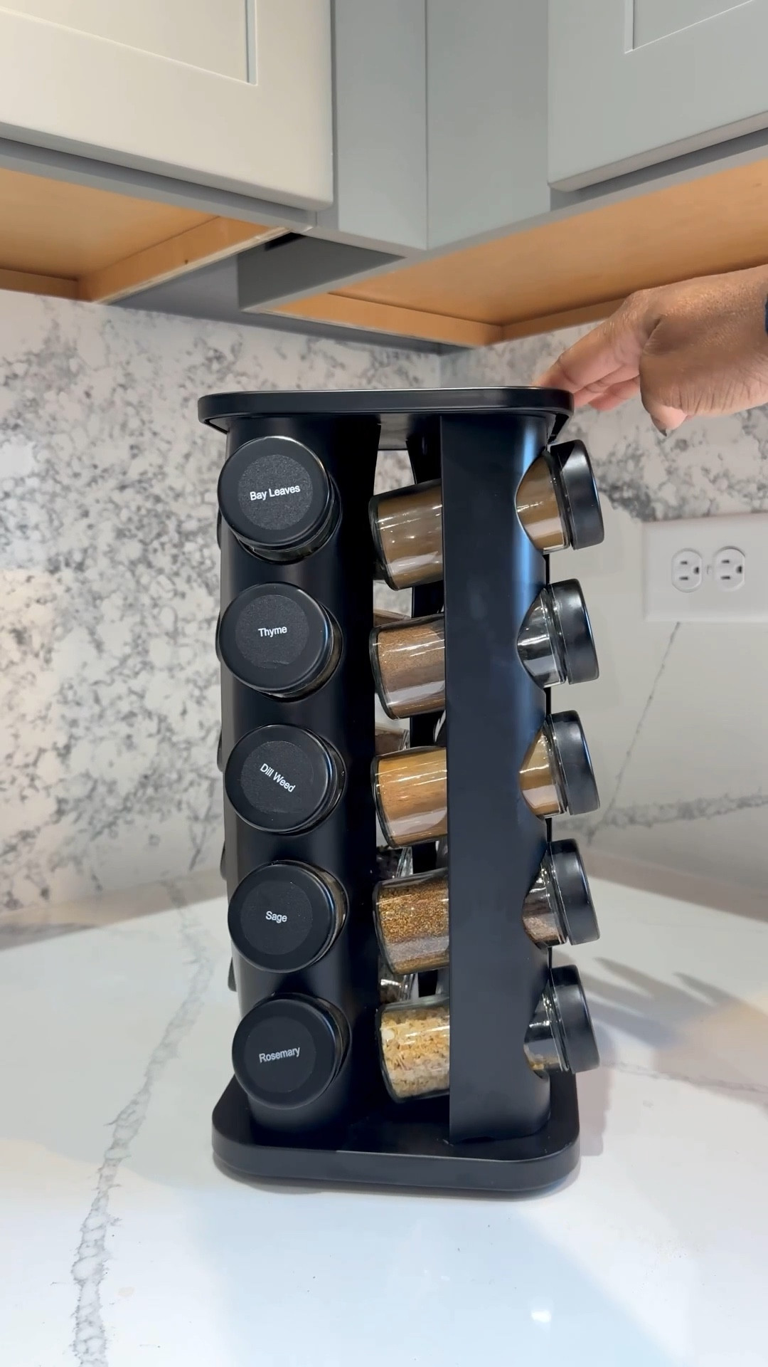 Unboxing my new 20-jar rotating spice carousel from Amazon 😍✨ It comes with pre-printed spice labels, blank ones, and a white writable pen! Plus a foldable funnel for easy filling and lid covers with both large and small holes so you can pour or sprinkle perfectly! Everything you need to customize it!

20 jar rotating spice carousel, Amazon spice carousel, spice organizer, kitchen organization, spice rack with labels, spice carousel with jars, Amazon kitchen finds, kitchen organization ideas, countertop spice organizer, rotating spice rack, spice storage, labeled spice jars, aesthetic kitchen organization,  Amazon home must haves, spice rack aesthetic, kitchen essentials, home organization, Amazon home favorites, kitchen restock

#LTKHome