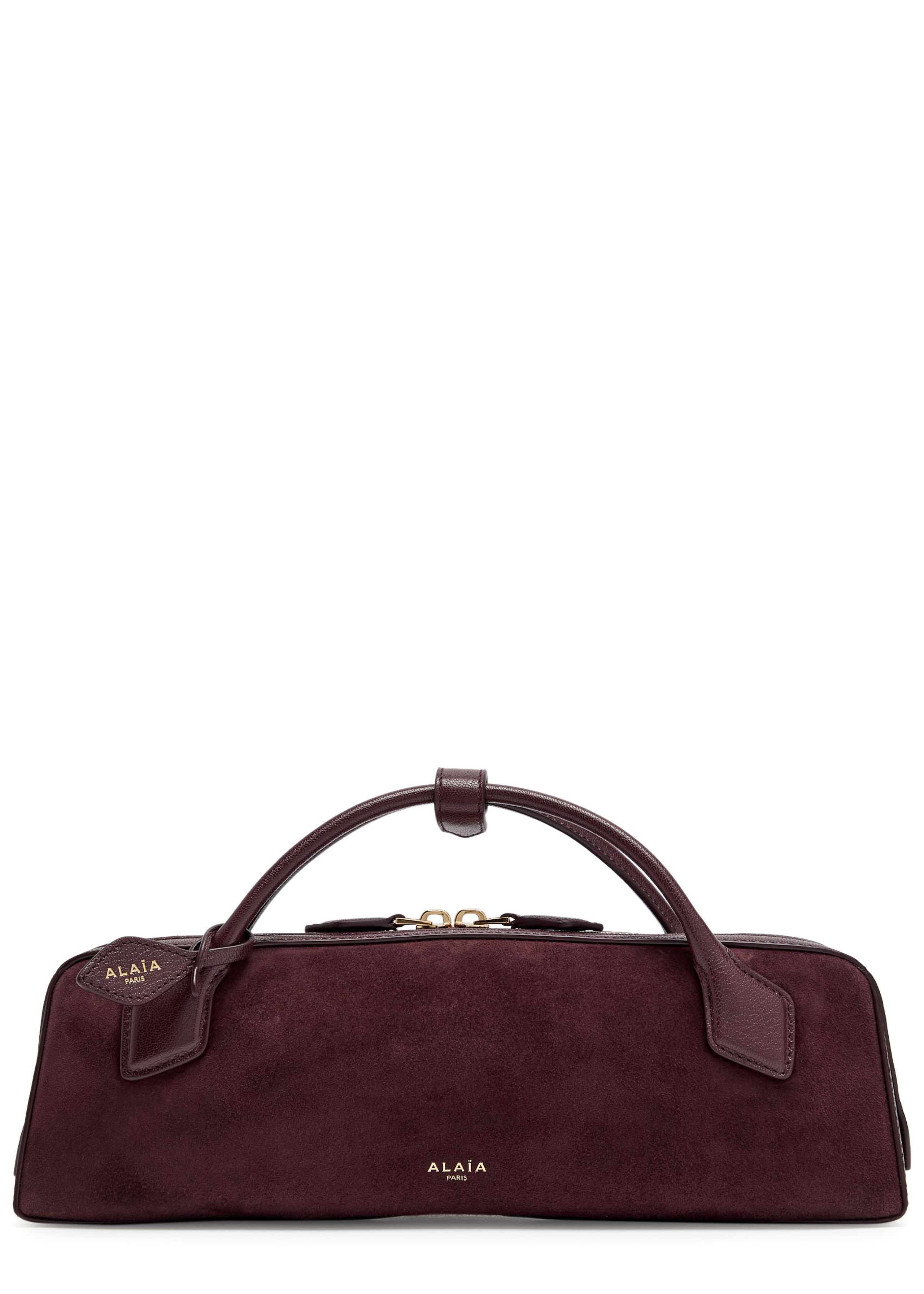 Le Teckel suede clutch | Harvey Nichols