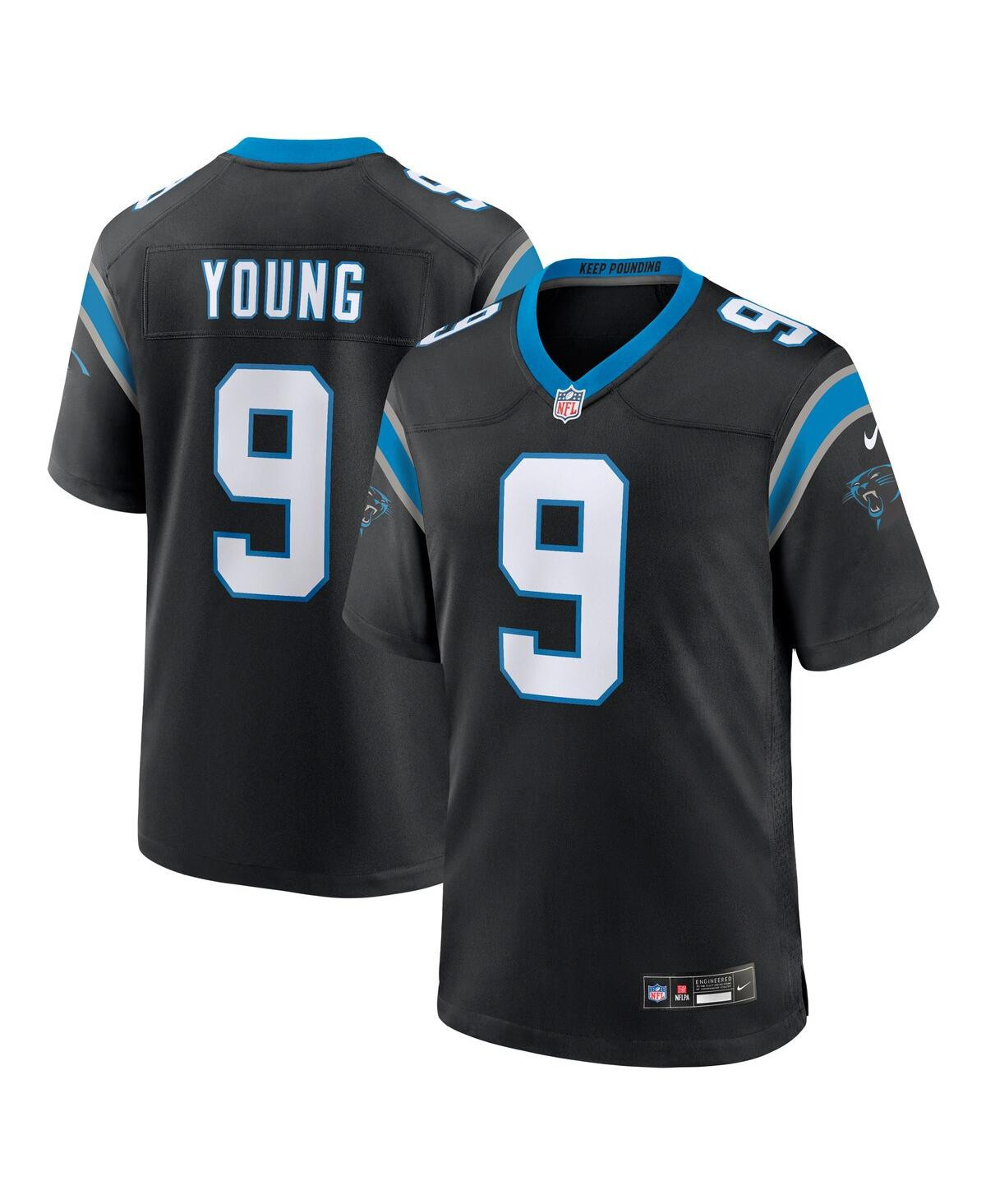 Nike Men's Bryce Young Carolina Panthers Team Game Jersey - Black | Macy's