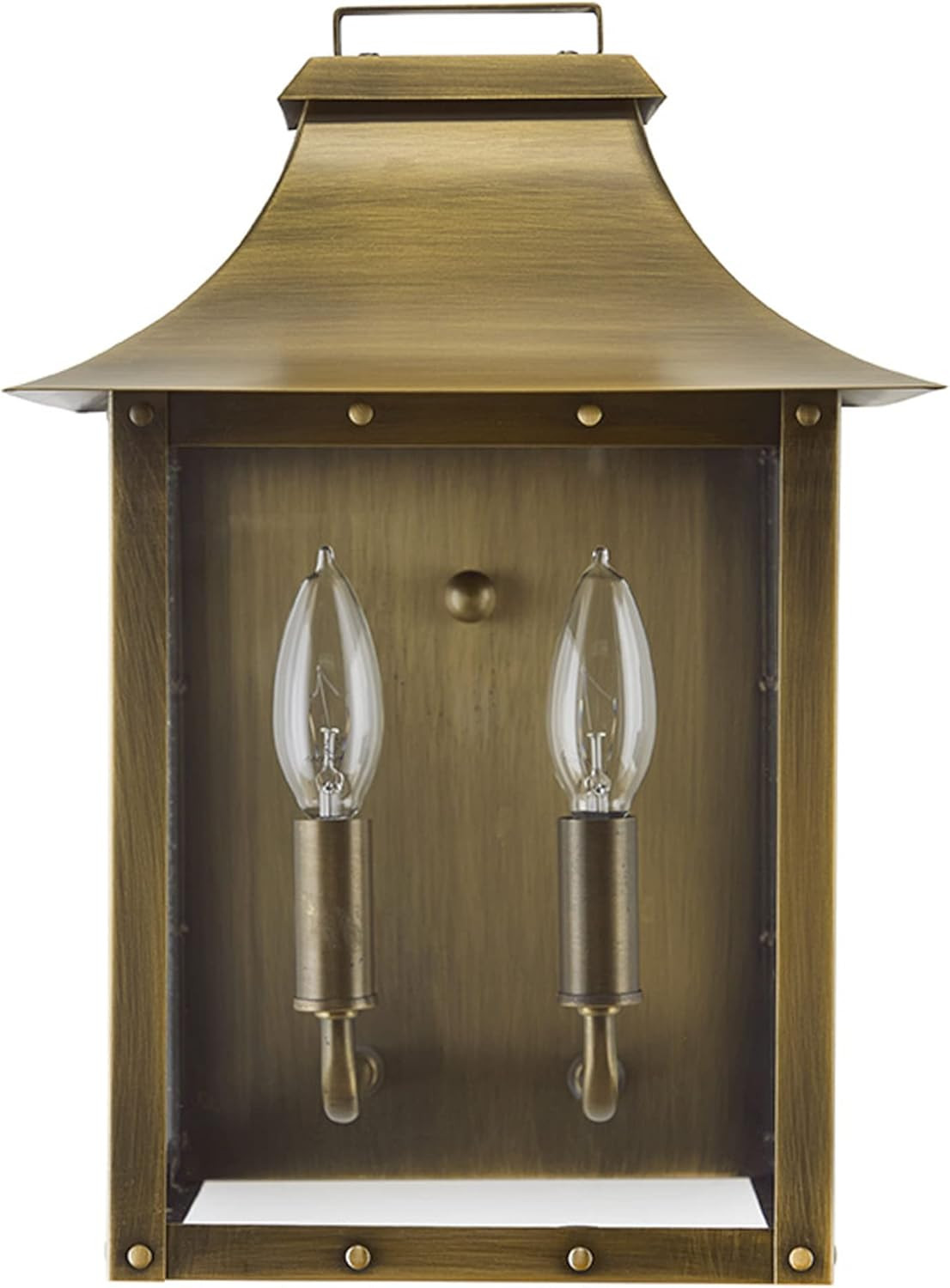 Acclaim Lighting 8414AB | Vintage Solid Brass Two Light Dimmable Wall Mounted Outdoor Wet Rated L... | Amazon (US)