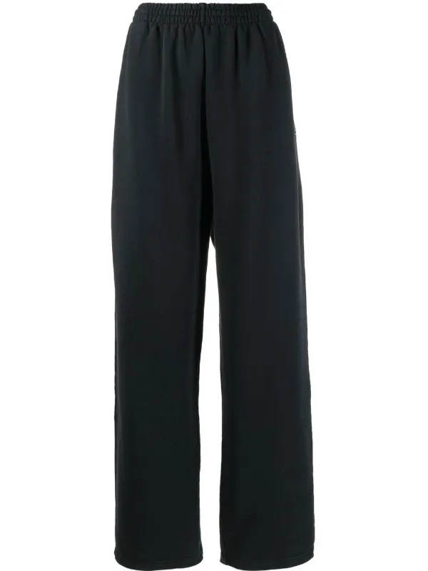 Balenciaga Political Campaign Embroidered Track Pants - Farfetch | Farfetch Global