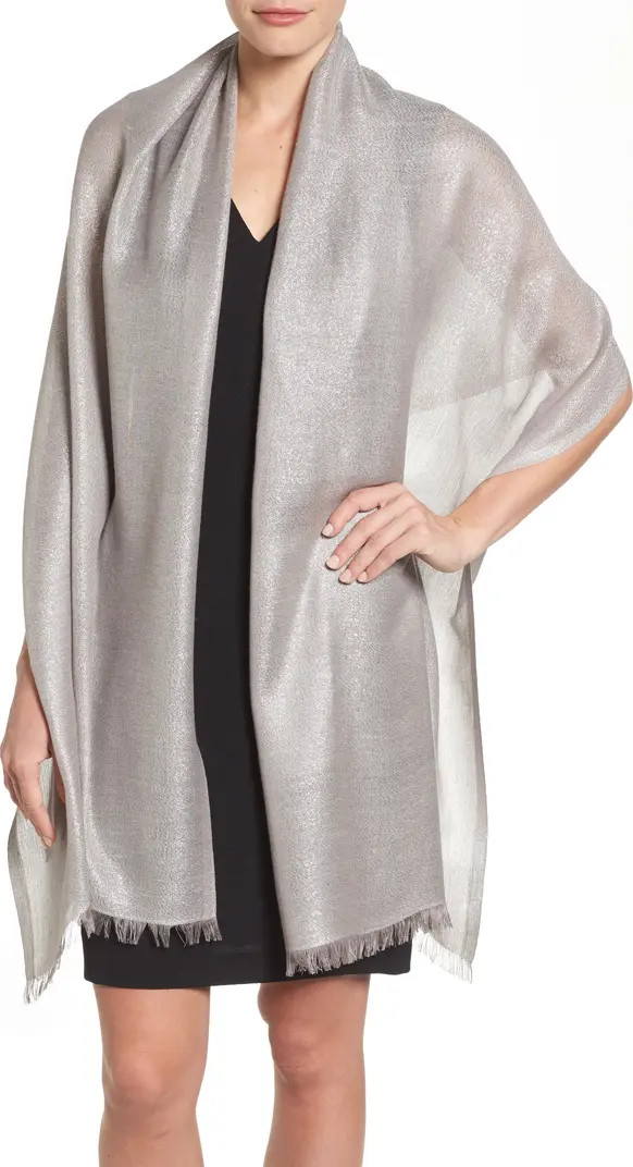 Metallic Lightweight Wrap | Nordstrom