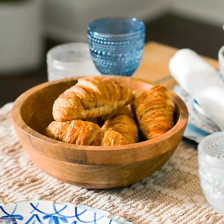 New! Mango Wood Serving Bowl | Kirklands