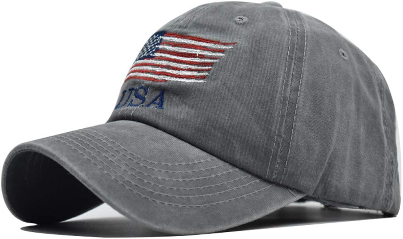 American Flag Hats Vintage Washed Distressed Cotton Dad Hat Baseball Cap Adjustable Trucker Unise... | Amazon (US)