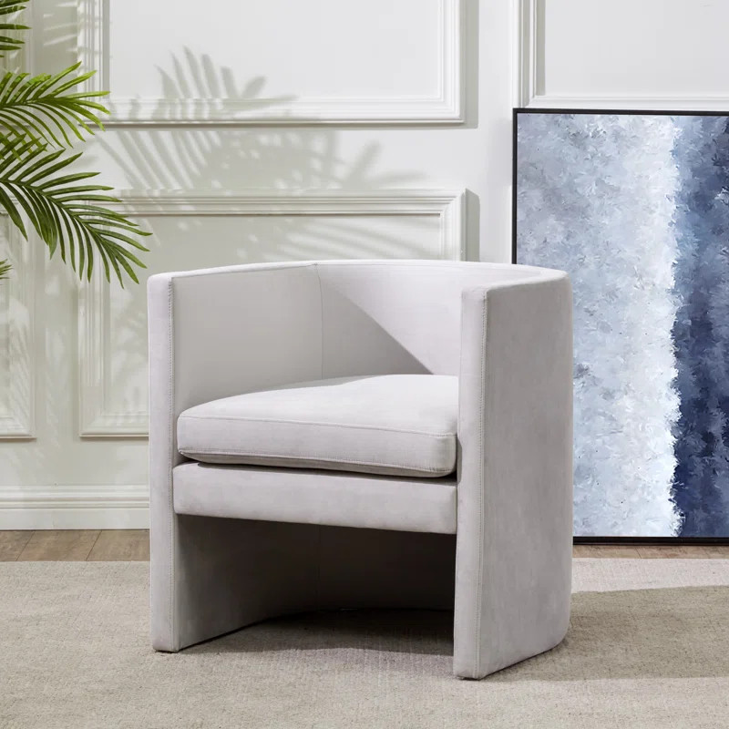 26'' Wide Velvet Barrel Chair | Wayfair North America