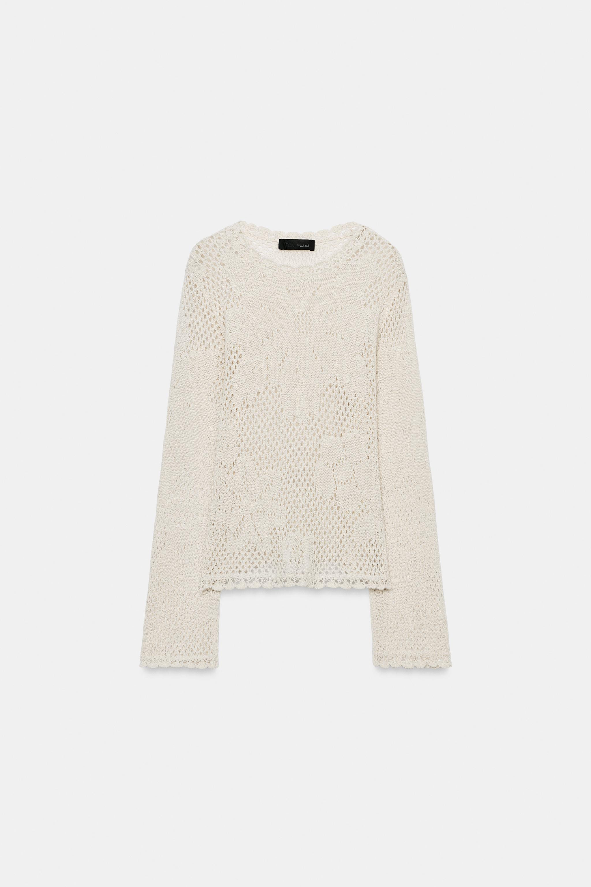 POINTELLE KNIT JUMPER | Zara US