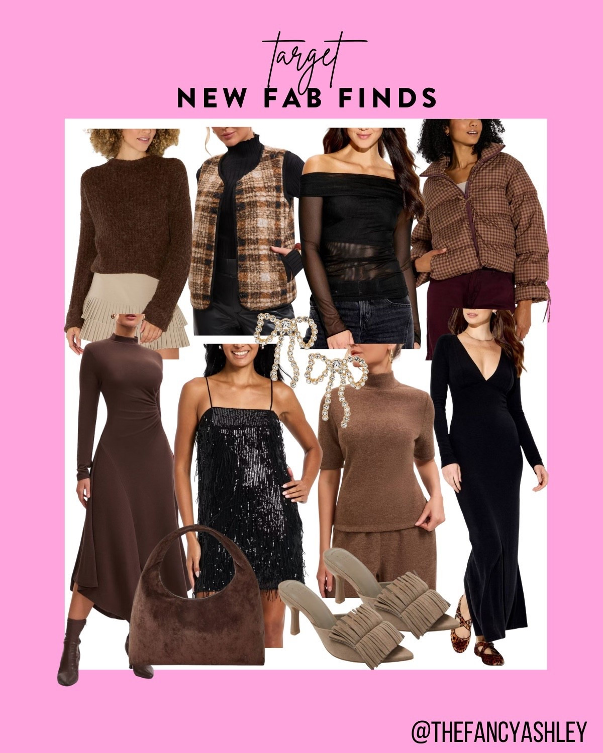 Target new fab finds! Sharing the newest finds from Target - winter outfit perfection with a cute NYE dress option for under $40. Love! #TargetFinds #TargetStyle #WinterOutfits #NYEDress #TargetFashion #NewYearsEve  #PartyDress 


#LTKFindsUnder50 #LTKHoliday #LTKSeasonal