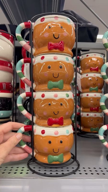 Christmas mug set.  Gingerbread, Gnome, Snowman and Santa 

#LTKSeasonal #LTKhome #LTKHoliday