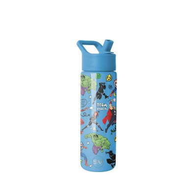 Simple Modern 22oz Avengers Water Bottle Blue | Target