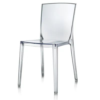Logan Side Chair - Clear Wrought Studio™ | Wayfair North America