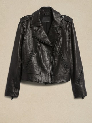 Essential Leather Jacket | Banana Republic (US)