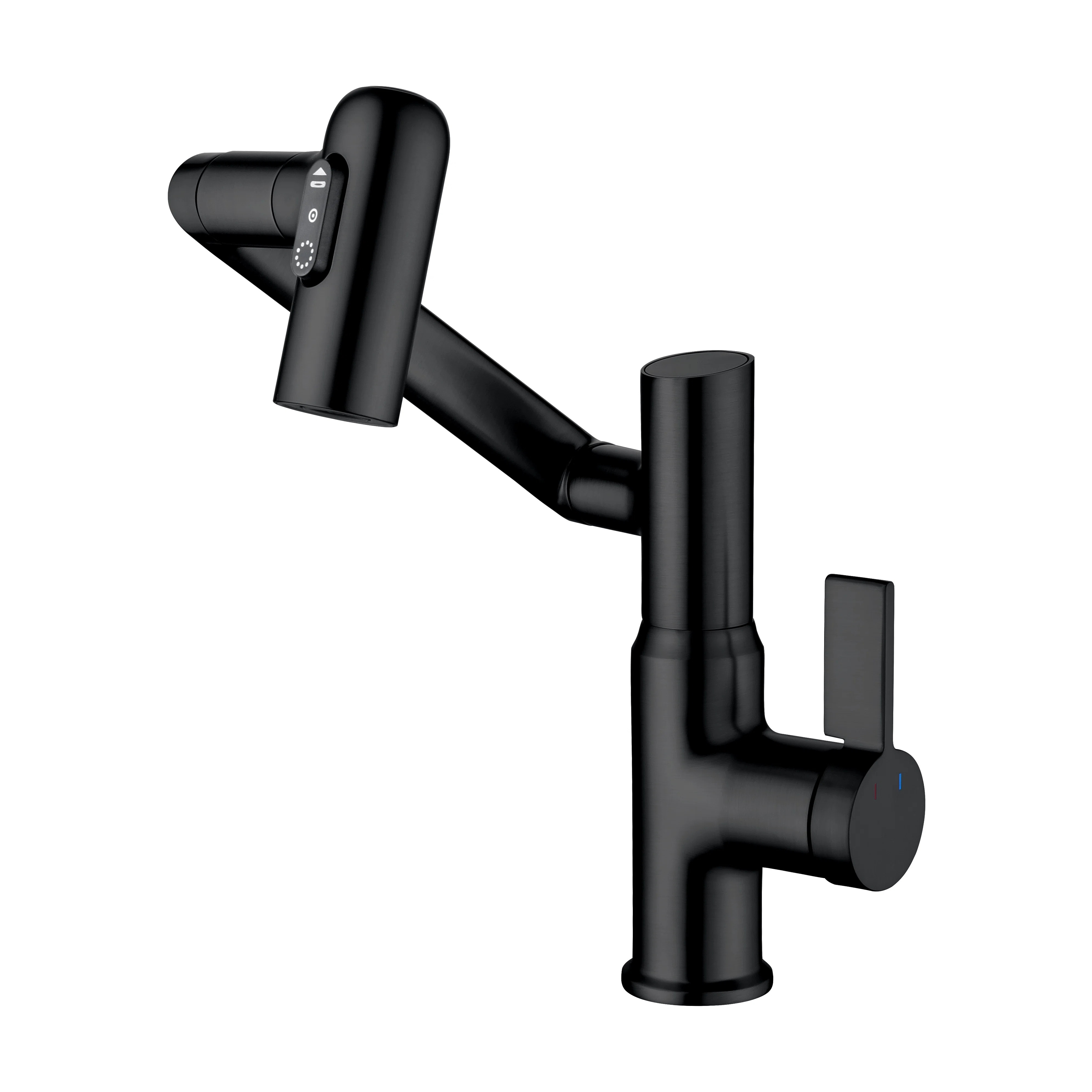 Lefton Rotatable Single Hole Bathroom Faucet with Temperature Display BF2204 BF2204-3 | Wayfair North America