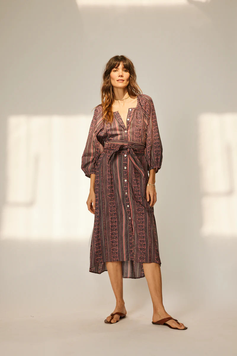 ALEX MIDI WITH SASH | Natalie Martin Collection