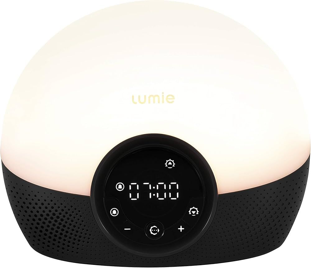 Lumie Bodyclock Glow 150 - Wake-up Light Alarm Clock with 10 Sounds and Sleep Sunset, White | Amazon (UK)