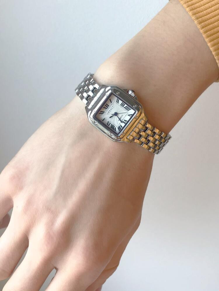 Square Pointer Quartz Watch | SHEIN