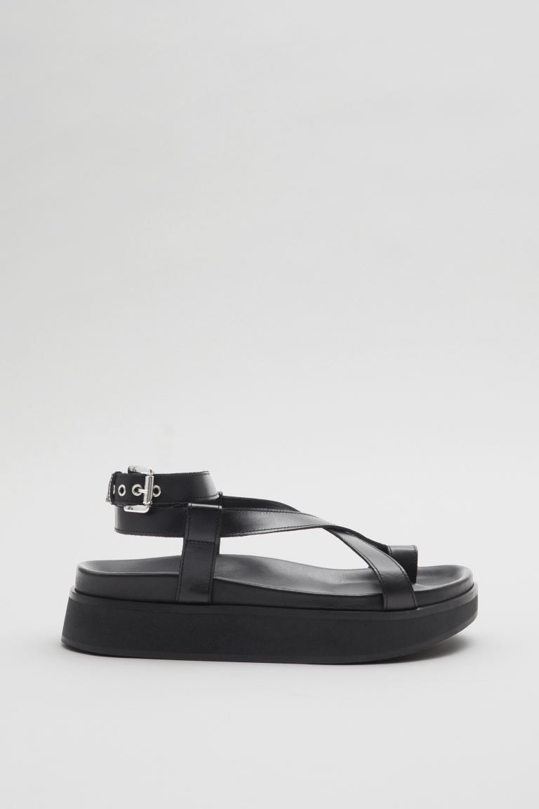 Chunky Leather Sandals | H&M (UK, MY, IN, SG, PH, TW, HK)