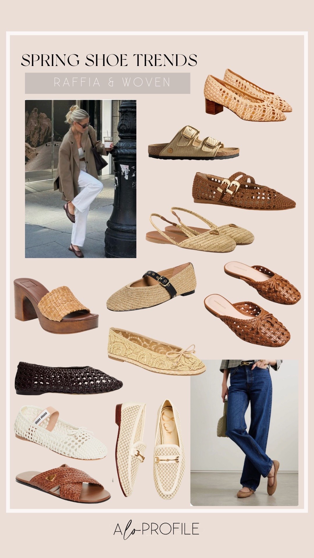 Spring Shoe Trends: Raffia & Woven // spring shoes, spring shoe trends, spring style, spring fashion, trending shoes, spring sandals, neutral spring shoes, spring wardrobe